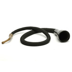 picture shows con tube - taper ear trumpet