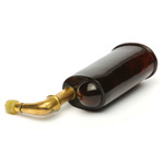 three quarter view of ear trumpet