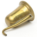 three quarter view of ear trumpet