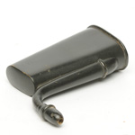 three quarter view of ear trumpet