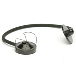 three quarter view of ear trumpet