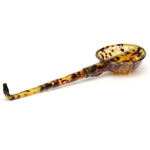 three quarter view of ear trumpet