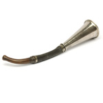 three quarter view of ear trumpet