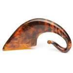 three quarter view of ear trumpet