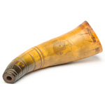 three quarter view of ear trumpet