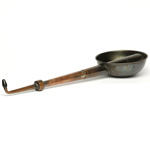 three quarter view of ear trumpet