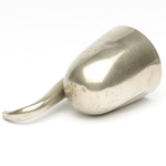 three quarter view of ear trumpet