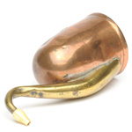 three quarter view of ear trumpet