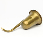 three quarter view of ear trumpet