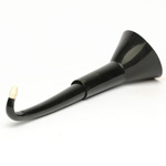 three quarter view of ear trumpet