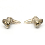 three quarter view of ear trumpet