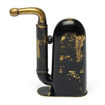 marks view of ear trumpet