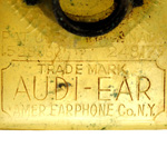 marks view of ear trumpet