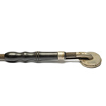 three quarter view of ear trumpet