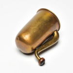 three quarter view of ear trumpet