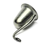 three quarter view of ear trumpet