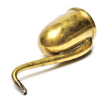 three quarter view of ear trumpet