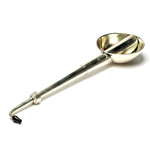 three quarter view of ear trumpet