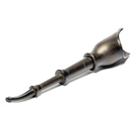 three quarter view of ear trumpet