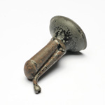 three quarter view of ear trumpet
