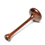 three quarter view of ear trumpet