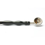 three quarter view of ear trumpet
