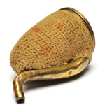 three quarter view of ear trumpet