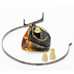 picture shows auricle ear trumpet