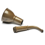 detail view of ear trumpet
