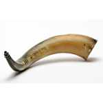 three quarter view of ear trumpet