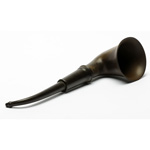 three quarter view of ear trumpet