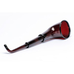 three quarter view of ear trumpet