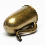 three quarter view of ear trumpet