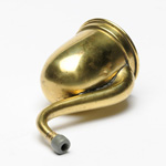 three quarter view of ear trumpet