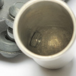 detail view of ear trumpet