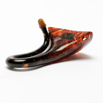 three quarter view of ear trumpet