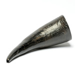 three quarter view of ear trumpet