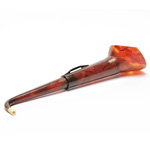 three quarter view of ear trumpet