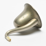 three quarter view of ear trumpet