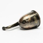three quarter view of ear trumpet