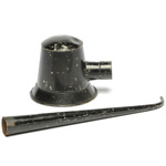 detail view of ear trumpet