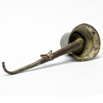 three quarter view of ear trumpet