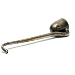 three quarter view of ear trumpet