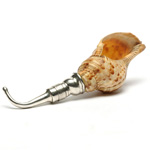 three quarter view of ear trumpet