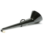 three quarter view of ear trumpet