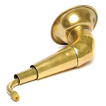 detail view of ear trumpet