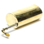 three quarter view of ear trumpet