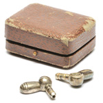 detail view of ear trumpet