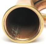 horn view of ear trumpet