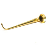 three quarter view of ear trumpet